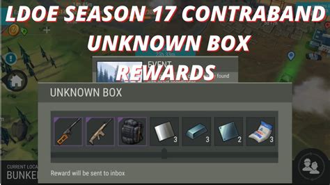 Ldoe Contraband Unknown Box Rewards Spend 7500 Points Season 17