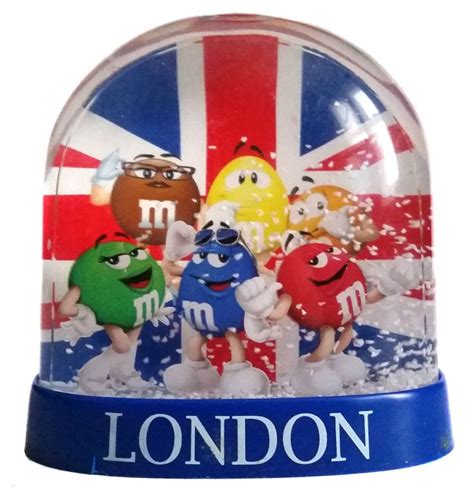 Mandm London Snow Globe Snow Storm Collectable Union Jack Flag