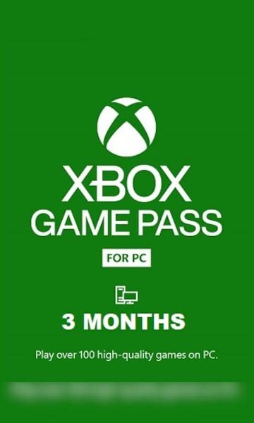 Buy Xbox Game Pass For Pc 3 Months Xbox Live Key Europe Cheap
