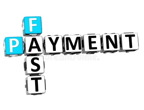 3d Fast Payment Crossword Stock Illustrations 20 3d Fast Payment