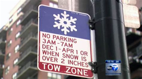Winter Overnight Parking Ban Takes Effect Monday In Chicago Abc7 Chicago
