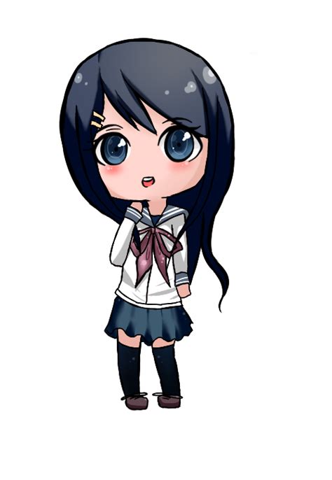 Chibi Anime Girl Student