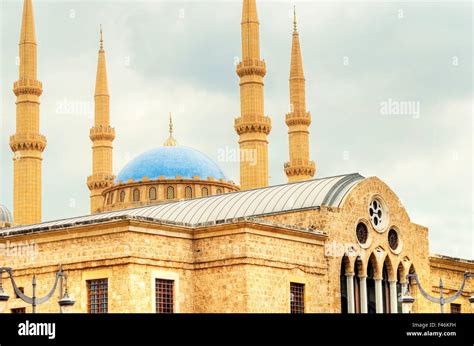 The Mohammad Al Amin Mosque Situated In Downtown Beirut In Lebanon As