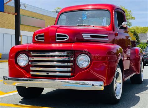 Classic Ford Truck Stock Image Image Of Board Background 186450449