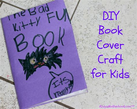 Diy Book Cover Craft For Kids Get Free Books