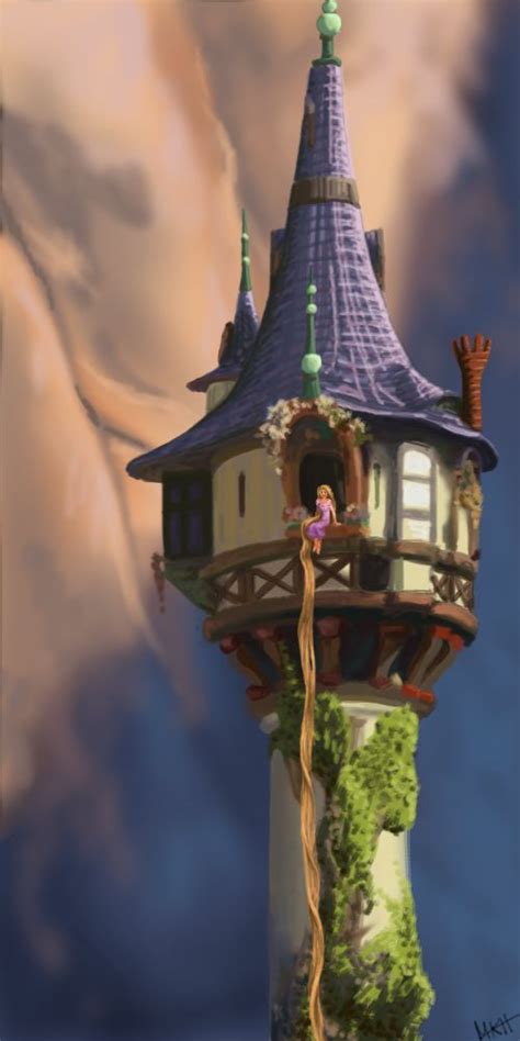 Rapunzels Tower By ~squirrely Chan On Deviantart Disney Princess