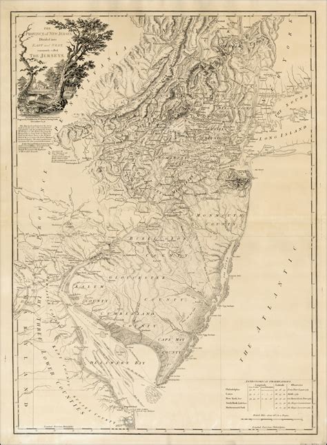 Colonial New Jersey Map Angie Bobette