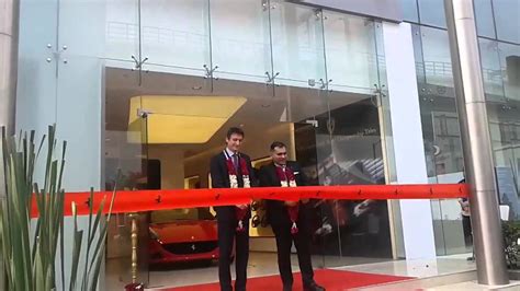 Ferraris New Delhi Dealership Opening Ceremony Youtube