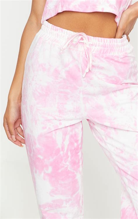Pink Tie Dye Joggers Co Ords Prettylittlething