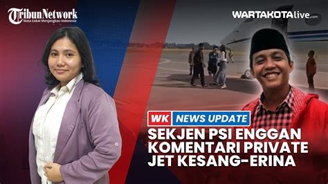 Sekjen PSI Enggan Komentari Dugaan Kaesang Erina Pakai Jet Pribadi Ke