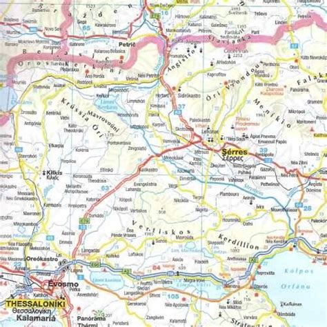 Grecja Mapa Samochodowa Mapy I Atlasy Samochodowe