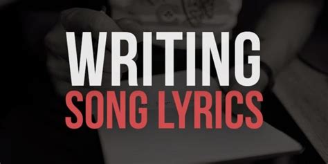 How To Write Lyrics 11 Tips To Be An Awesome Songwriter