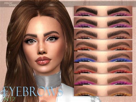 Eyebrows N17 By Magichand At Tsr Sims 4 Updates