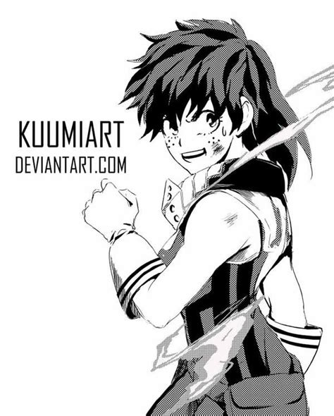 Female Deku By Kuumiart Digital Art Anime Digital Artist Graphic Novel