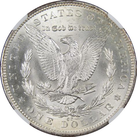 1891 Cc Vam 3 Spitting Eagle 1 Morgan Silver Dollar Coin Ms 63 Ngc Top