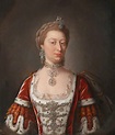 Portrait of Princess Augusta of Saxe-Gotha-Altenburg, vintage artwork ...