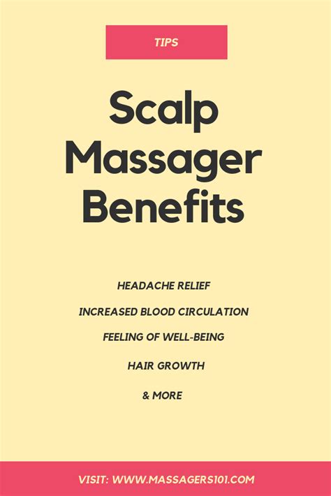 Scalp Massage Benefits Massagers 101 Scalp Massage Relieve Tension Headache Scalps