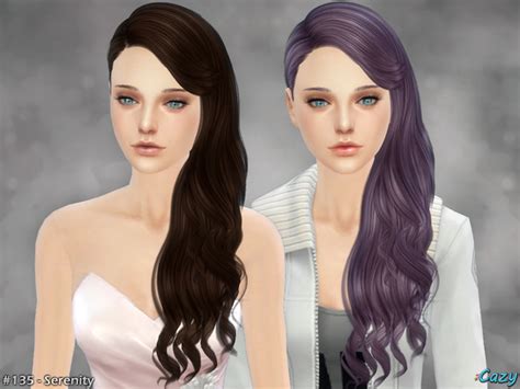 Serenity 2 Female Hair By Cazy Sims 4 Hair