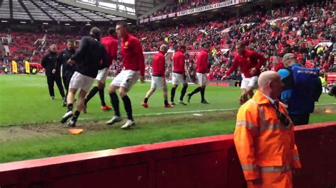 Hd Manchester United Warm Up Vs Swansea Youtube
