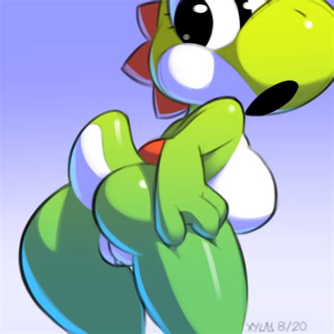 Rule 34 Ass Breasts Female From Behind Nintendo Presenting Pussy Super Mario Bros Xylas Yoshi