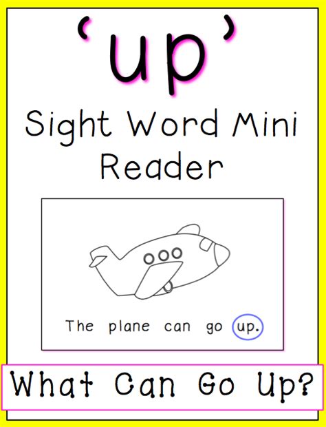 Sight Word Reader For Can Freebie By A Spoonful Of Learning