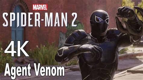 Agent Venom Spider Man 2 Ps5 4k Youtube