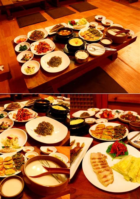 Korean Table Dhote Hanjeongsik Low Dining Table K Food Food