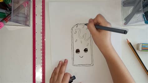 Cute Pop Tart Drawing رسمة بسكويت Artforkids Youtube