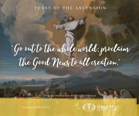 Gospel Reflection For The Feast Of The Ascension Of The Lord