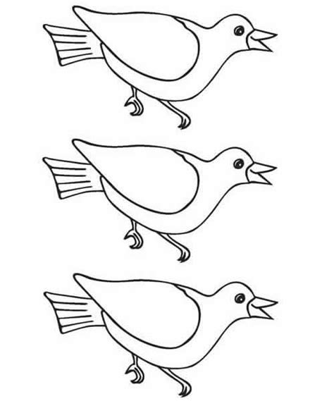 Bird Patterns To Trace Coloring Home