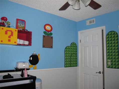 Beautiful super mario themed bedroom designed by creative father dustin carpenter for his what helps make the room come alive are the various push buttons that play different sounds from the. Super Mario Bedroom Decor - The Interior Designs