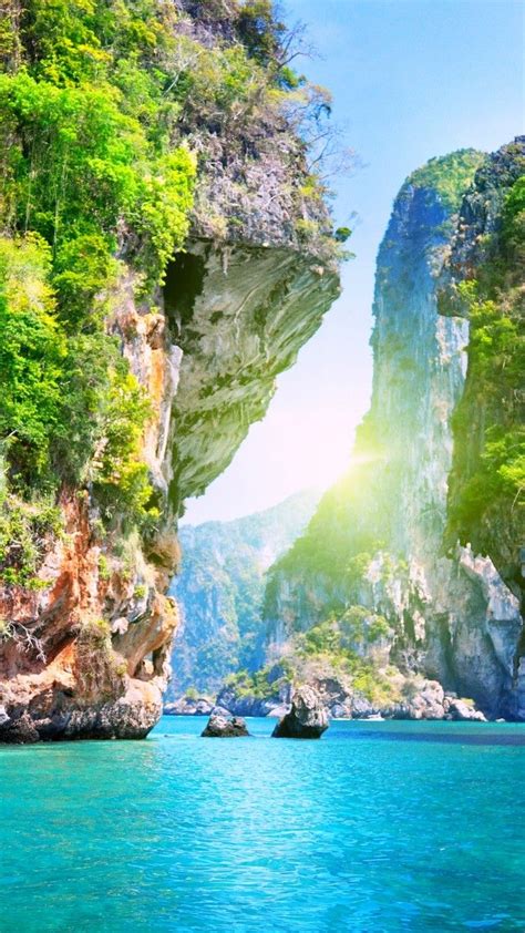 Thailand Wallpaper Travel Thailand Pattaya Beach Ocean Mountains