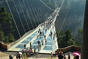 (Multimedia) New glass bridge opens in east China - Xinhua | English ...