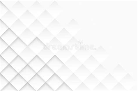 Abstract Embossed Paper Square White Background Light And Shadow