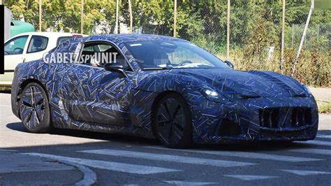 Maserati GranTurismo Spy Shots Show Coupe Still Covered In Camo