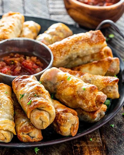 Mexican Chicken Egg Rolls Jo Cooks