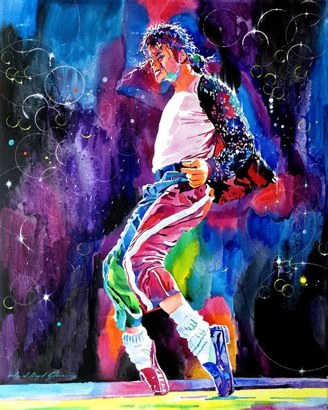 Michael Jackson Dance Painting By David Lloyd Glover Pixels Merch