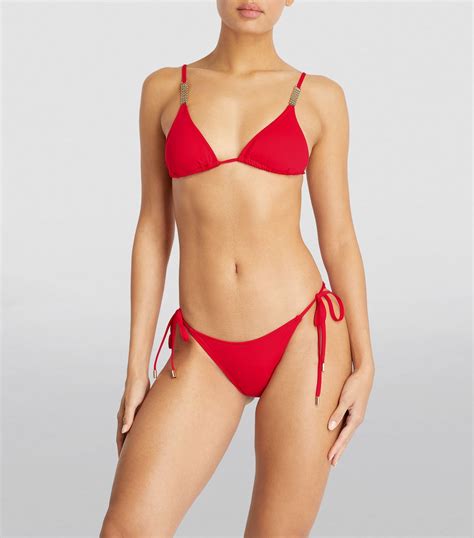 Melissa Odabash Red Maldives Bikini Bottoms Harrods Uk