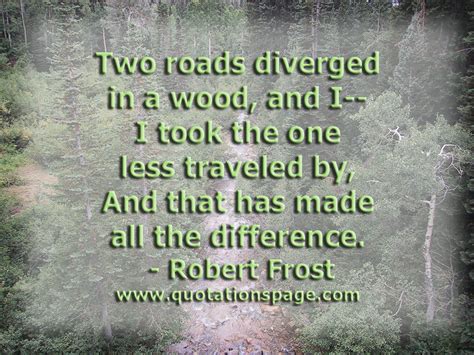 😀 Two Roads Diverged In A Wood And I Sparknotes Frosts Early Poems