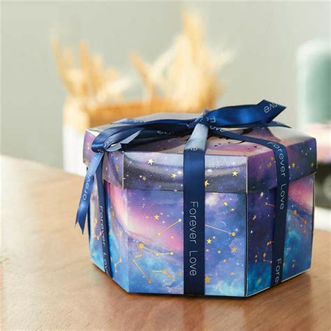 Best friend gift box diy. Creative Album Gift Box Handmade DIY Photo Gift Box ...