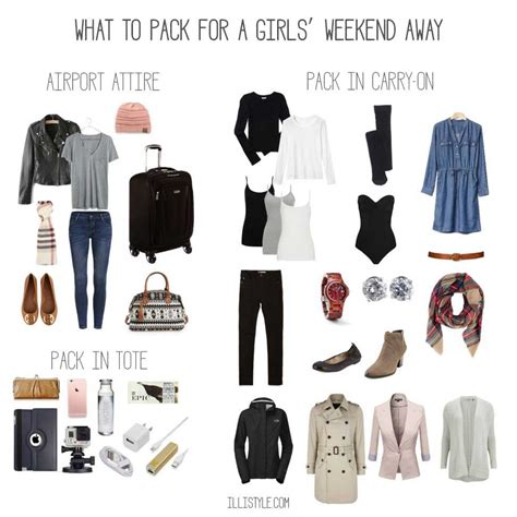 What To Pack For A Girls Weekend Away Illistyle