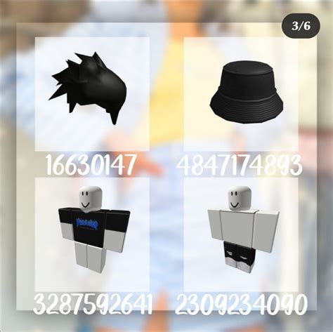 Boy Codes For Roblox
