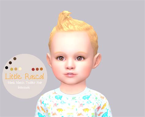 Littletodds Ea Maxis Match Toddler Hair Base Love 4 Cc Finds