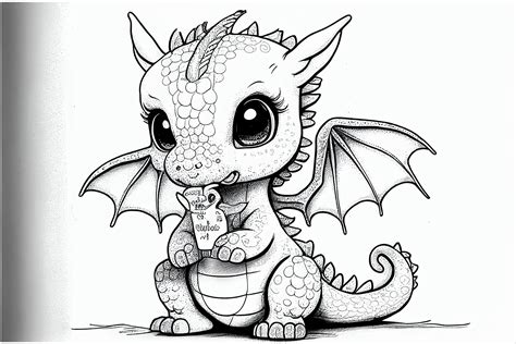 Cutest Baby Dragon Coloring Page The Best Porn Website