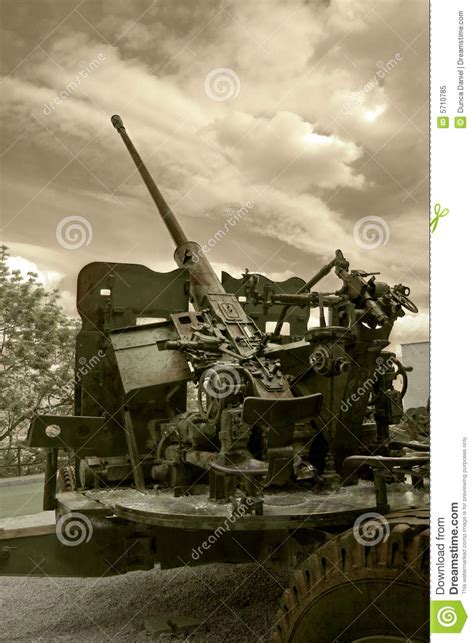 Anti Aircraft Guns Authentic Machine Gun During The Second World War