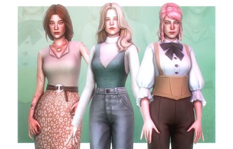 Adrienpastel ̗ ̀ Sine From Above Cc Collection ́ 21 Sims New