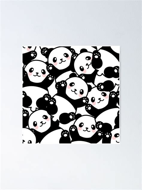 Pandas Poster For Sale By Babmk Redbubble