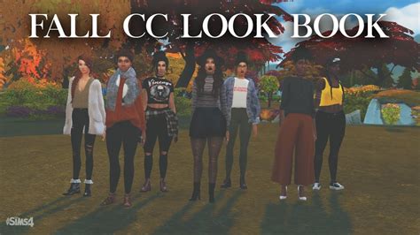 Sims 4 Fall Cc Look Book Link To Cc In Description Youtube