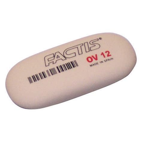Factis Soft Pencil Erasers Oval Ov12 Art Material Supplies