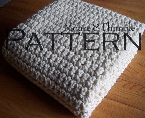 Crochet blanket using the blanket stitch. Pin on Knitting, Crochet & Embroidery